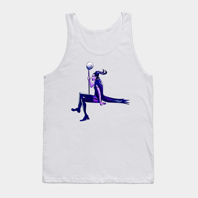 Demon Lady Is Tired Tank Top by dammitfranky